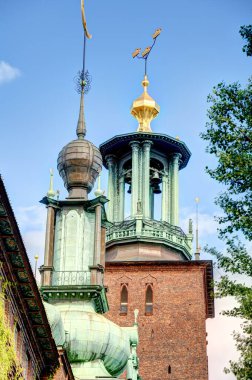 Stockholm, İsveç - Ağustos 2022: Stockholm Tarih Merkezi 'nde HDR Görüntü