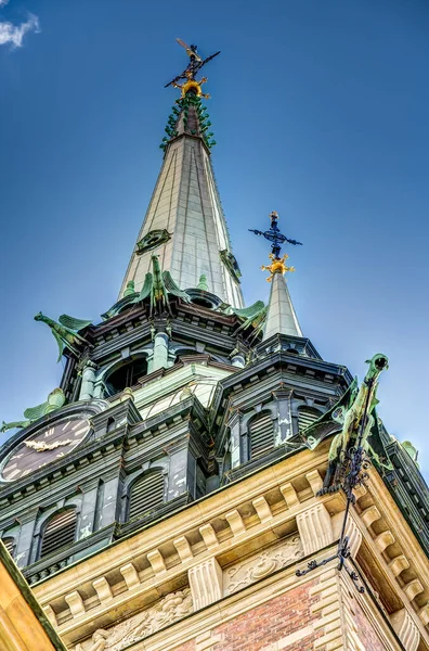 Stockholm Sweden August 2022 Hdr Image Made Stockholm Historical Centre — 图库照片