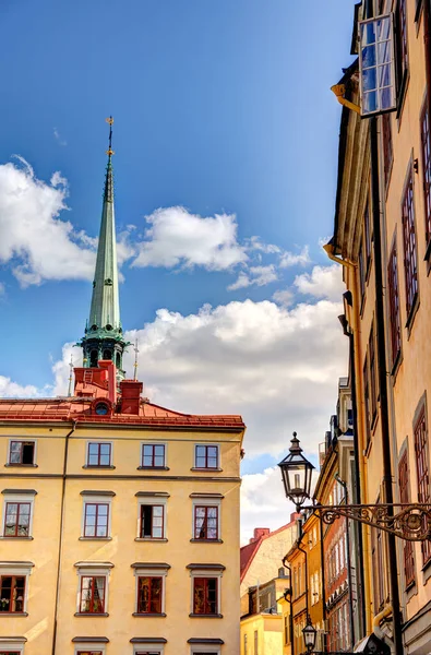 Stockholm Zweden Augustus 2022 Hdr Beeld Gemaakt Stockholm Historisch Centrum — Stockfoto