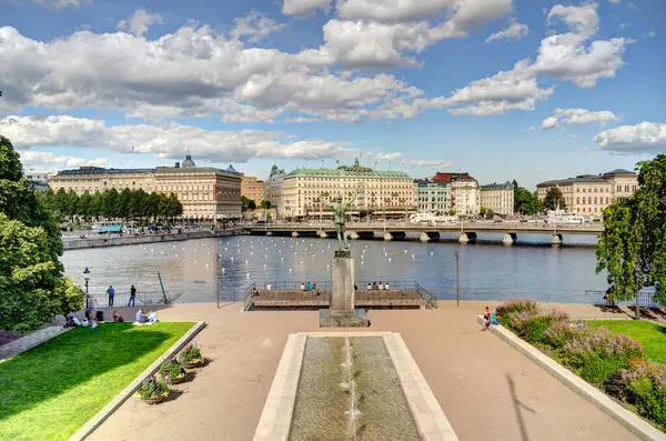 Stockholm Švédsko Srpen 2022 Hdr Image Made Stockholm Historical Center — Stock fotografie