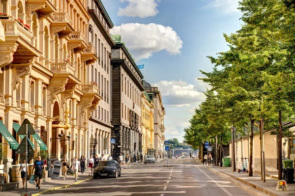 Stockholm Zweden Augustus 2022 Hdr Beeld Gemaakt Stockholm Historisch Centrum — Stockfoto