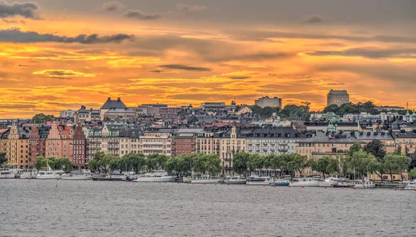 Stockholm Zweden Augustus 2022 Hdr Beeld Gemaakt Stockholm Historisch Centrum — Stockfoto