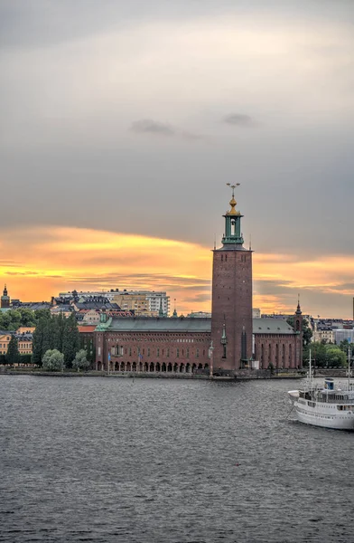 Stockholm Zweden Augustus 2022 Hdr Beeld Gemaakt Stockholm Historisch Centrum — Stockfoto