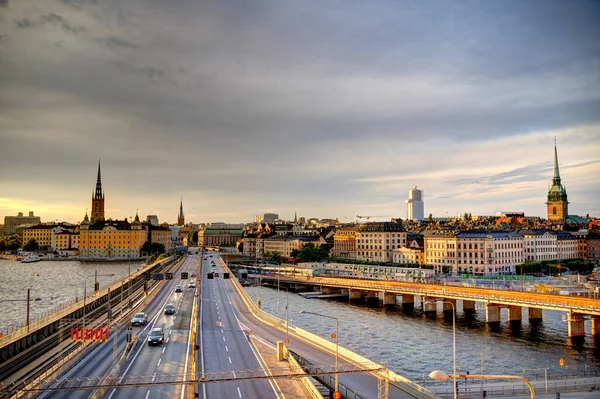 Стокгольм Швеція Серпень 2022 Hdr Image Made Stockholm Historical Center — стокове фото