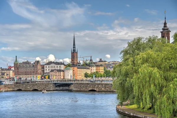 Stockholm Suède Août 2022 Hdr Image Made Stockholm Centre Historique — Photo