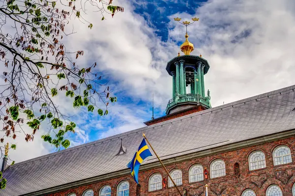 ストックホルム スウェーデン 2022年8月 Hdr画像がストックホルム歴史センターで作られました — ストック写真
