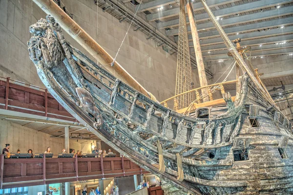 Estocolmo Suecia Agosto 2022 Vasa Warship Hdr Image — Foto de Stock