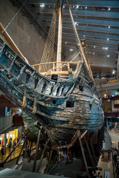 Stockholm Zweden Augustus 2022 Vasa Oorlogsschip Hdr Afbeelding — Stockfoto