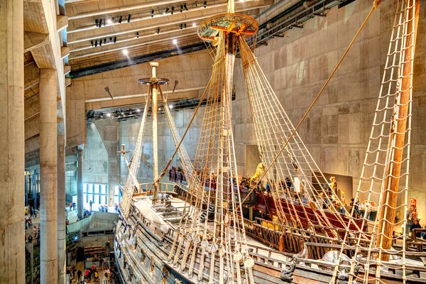 Στοκχόλμη Σουηδία Αύγουστος 2022 Πολεμικό Πλοίο Vasa Hdr Image — Φωτογραφία Αρχείου