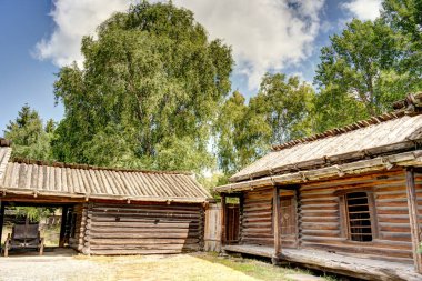 Stockholm, İsveç - Ağustos 2022: Skansen ve Curgarden, HDR Image