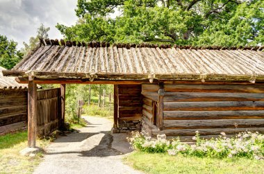 Stockholm, İsveç - Ağustos 2022: Skansen ve Curgarden, HDR Image