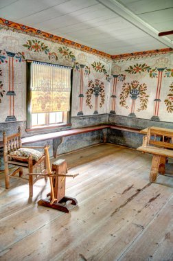 Stockholm, İsveç - Ağustos 2022: Skansen ve Curgarden, HDR Image