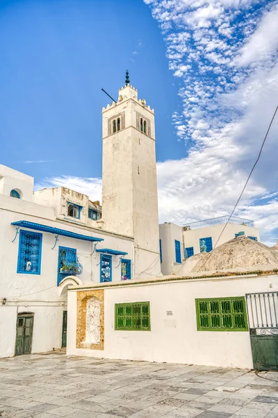 Sidi Bou Said Tunus Eylül 2022 Güneşli Havada Tarihi Merkez — Stok fotoğraf