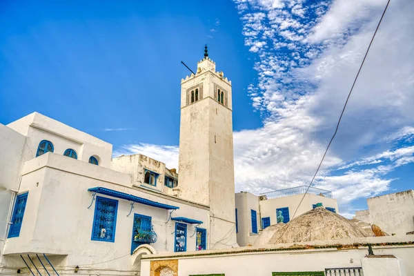 Sidi Bou Said Túnez Septiembre 2022 Centro Histórico Clima Soleado —  Fotos de Stock
