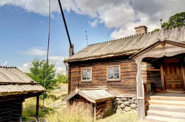 Stockholm, İsveç - Ağustos 2022: Skansen ve Curgarden, HDR Image