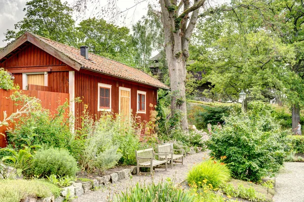 스톡홀름 스웨덴 2022 Skansen Djurgarden Summertime Hdr Image — 스톡 사진