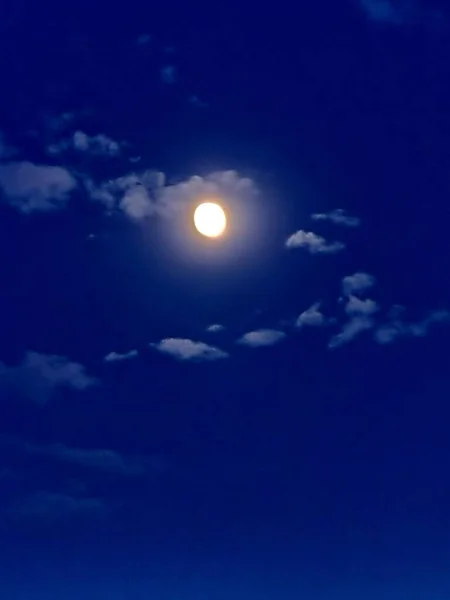 Beau Ciel Avec Nuages Fond — Photo