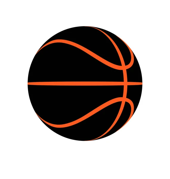 Basket Noir Orange Inversé Furtif — Image vectorielle