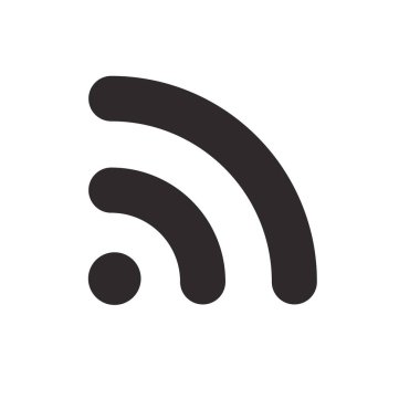 Basit bir wifi sinyal simgesi