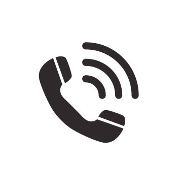 Basit bir telefon hattı simgesi