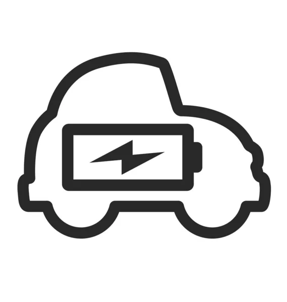 Logo Für Elektroautos — Stockvektor
