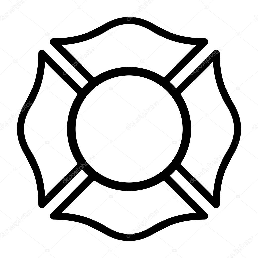 Blank fire rescue department logo base