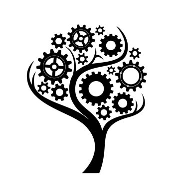 dişli ağaç simgesi