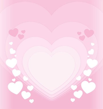 yumuşak pembe kalpler sevgililer günü arka planı