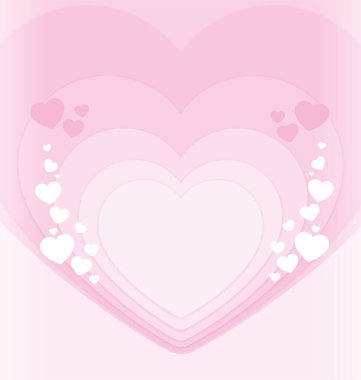 yumuşak pembe kalpler sevgililer günü arka planı