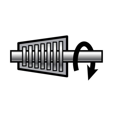 Basit türbin bilgi simgesi