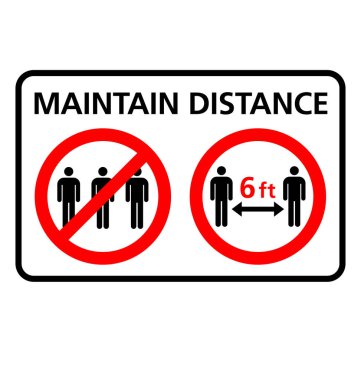 Mesafeyi koruyun. Toplama işareti yok.