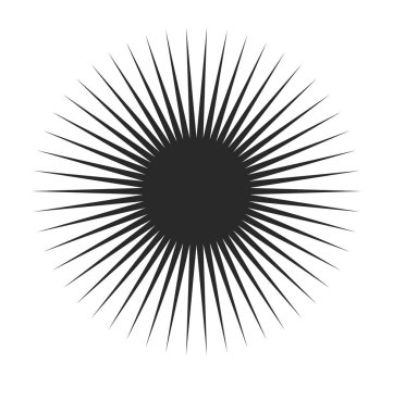 Güneş patlaması elementi 50 nokta yıldız