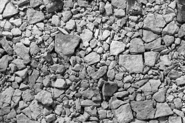 Gray Concrete Walkway Broken Small Pieces — Photo