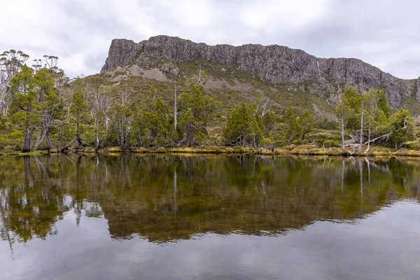 Piękny Basen Bethesda Ścianach Parku Narodowego Jeruzalem Tasmanii Australia — Zdjęcie stockowe