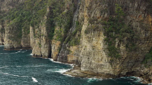 Tiro Manhã Baía Cachoeira Pescoço Eaglehawk Península Tasman Tasmânia Austrália — Fotografia de Stock