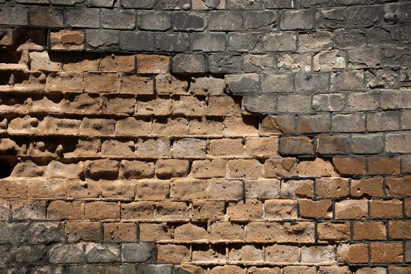 Très Vieux Mur Briques Pour Les Graphismes — Photo