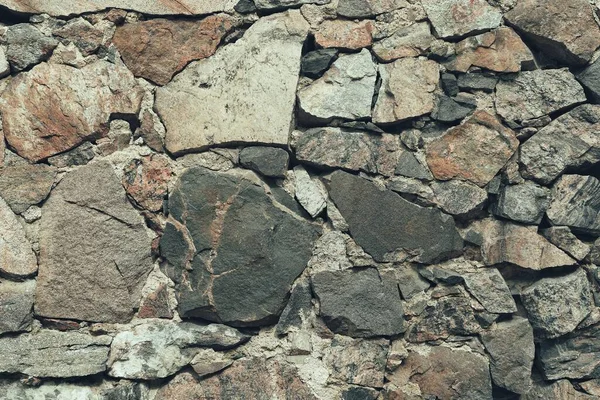 Vollständiger Rahmen Der Alten Steinmauer Tagsüber — Stockfoto