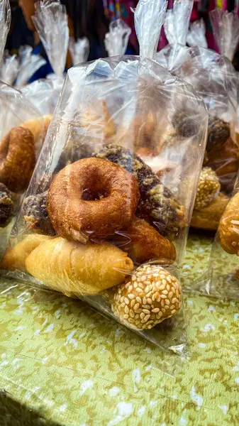 Close View Delicious Dougnut Food — Stockfoto