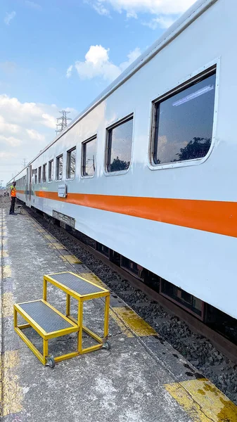 railway station in the city and the view of the train