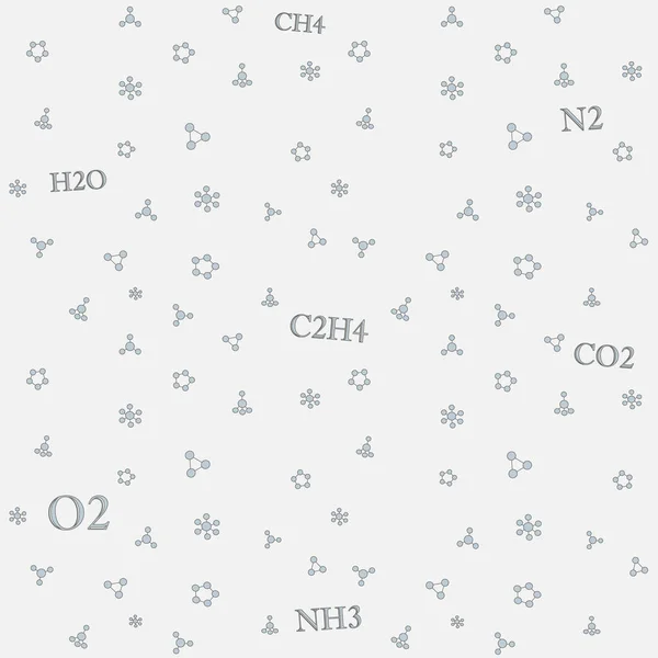 Vector Abstract Background Chemistry Structure Molecule — Wektor stockowy