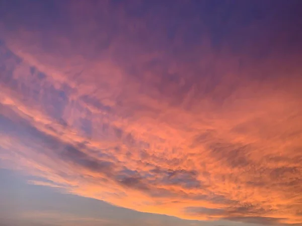 Ciel Coloré Lever Soleil Paysage Naturel — Photo