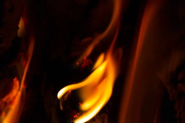 Fire Flames Background Abstract Flame Backround — Stock Photo, Image