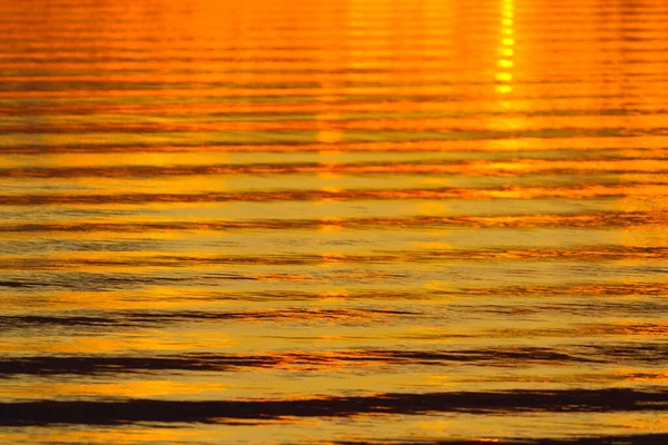 Gün batımında okyanus manzarası. Su yüzeyi