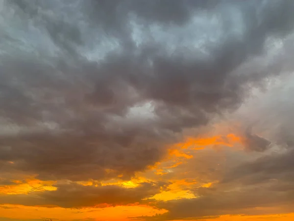 Wolkenlandschaft Mit Rosa Farben Tropischer Sonnenuntergang — Stockfoto