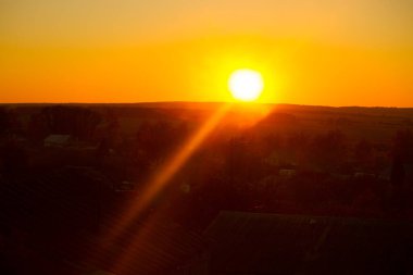 Rusya 'nın sonsuz topraklarında sabahın erken saatlerinde