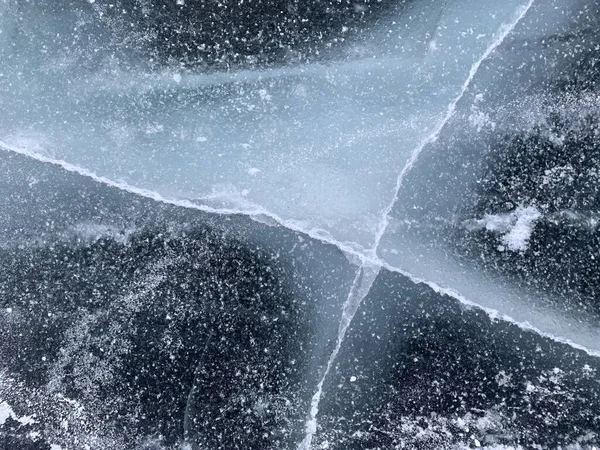 Ice Teture Background Led Řece — Stock fotografie