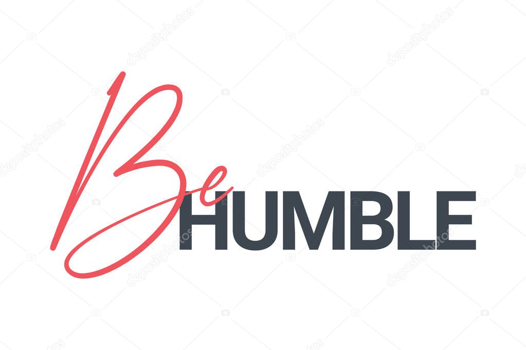 Modern, simple, minimal typographic design of a saying 