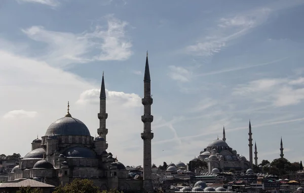 Vue Des Mosquées Historiques Appelées Yeni Yavuz Sultan Selim Dans — Photo
