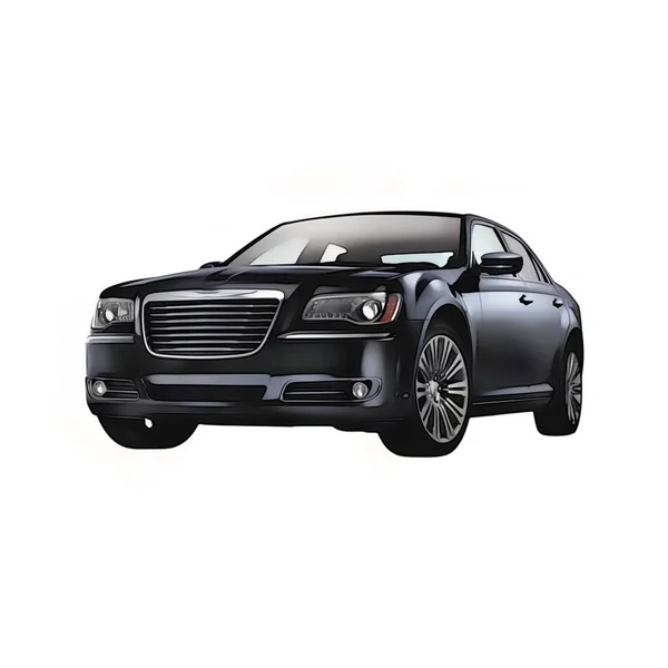 Illustration Chrysler 500C 500S — Foto Stock