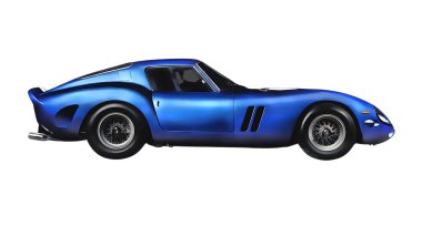 Illustration of an isolated Ferrari 250GTO. High quality 
